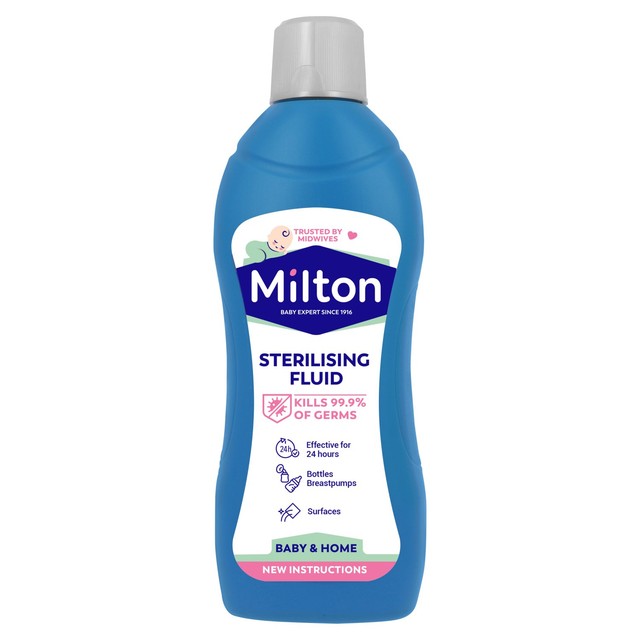 Milton sterilising fluid 1L, imported from the UK