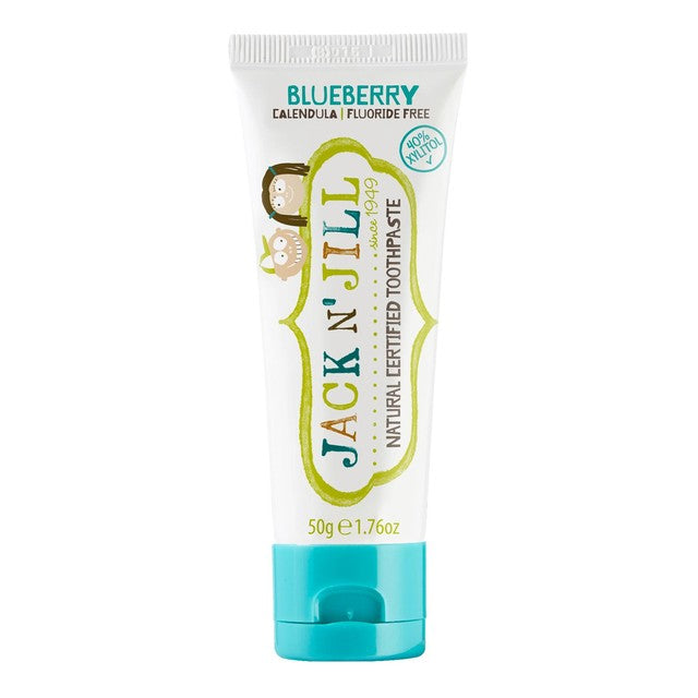 Jack N Jill natural toothpaste blueberry 50g, UK version