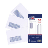 Pukka Pads DL Self Seal Window Envelopes Pack of 50