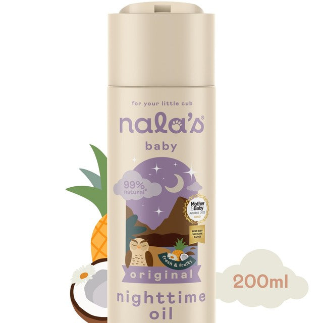 Nala's Baby Nighttime Oil 200ml, imported from the UK