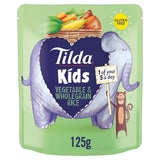 Tilda Kids Vegetable & Wholegrain Rice Microwavable Pouch 125g