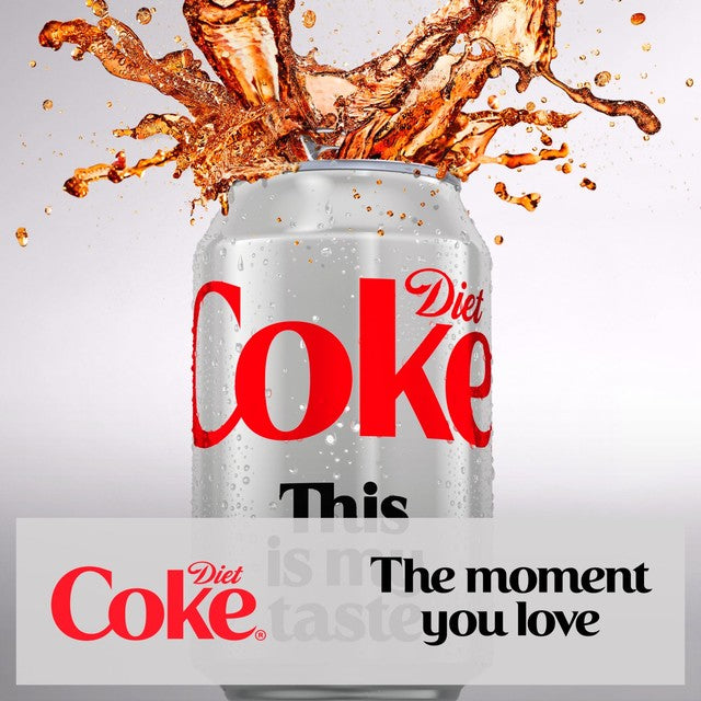 Coca-Cola Diet Coke 4 x 330ml - British product