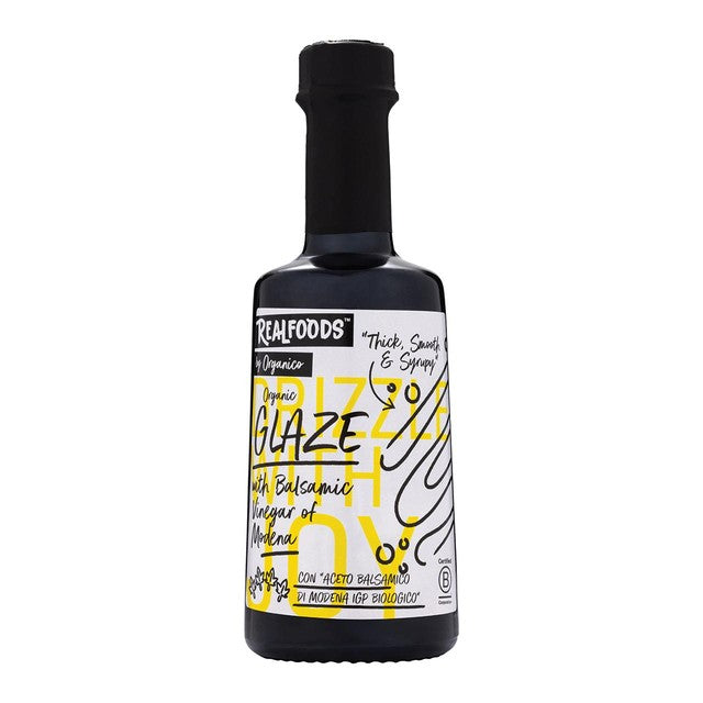 Realfoods organic balsamic glaze 250ml, imported from the UK