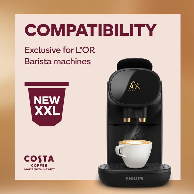Costa Medium Roast XXL coffee capsules - British product