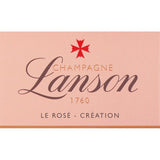 Lanson champagne Le Rose Creation 75cl - British product