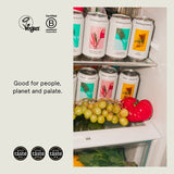 Something & Nothing mixed pack premium soda with Yuzu, Cucumber and Hibiscus & Rose 12x330ml (British brand)