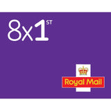 Royal Mail 1st Class Standard Size Postage Stamps 8 Pack