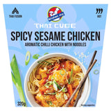 Kitchen Joy Spicy Sesame Chicken frozen noodle meal 320g, UK version