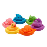 Vital Baby swim rings bath toy set with animal squirters (British brand)
