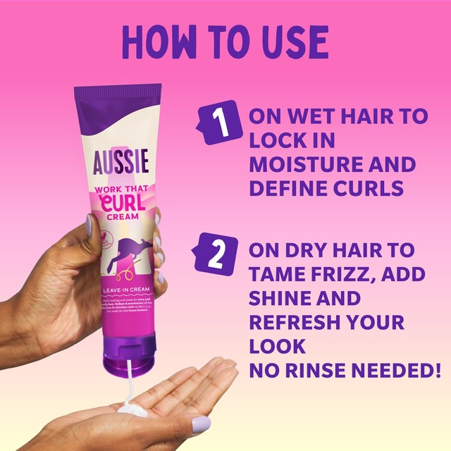 Aussie Curls Leave-In Curl Cream 160ml - British product