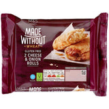 M&S cheese and onion gluten-free rolls 2 rolls, imported from the UK