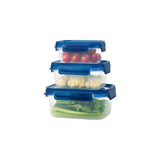 LocknLock NestnLock Blue Food Storage Container Set 3pc