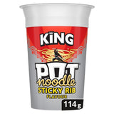 Pot Noodle King Sticky Rib Instant Noodle Pot 114g