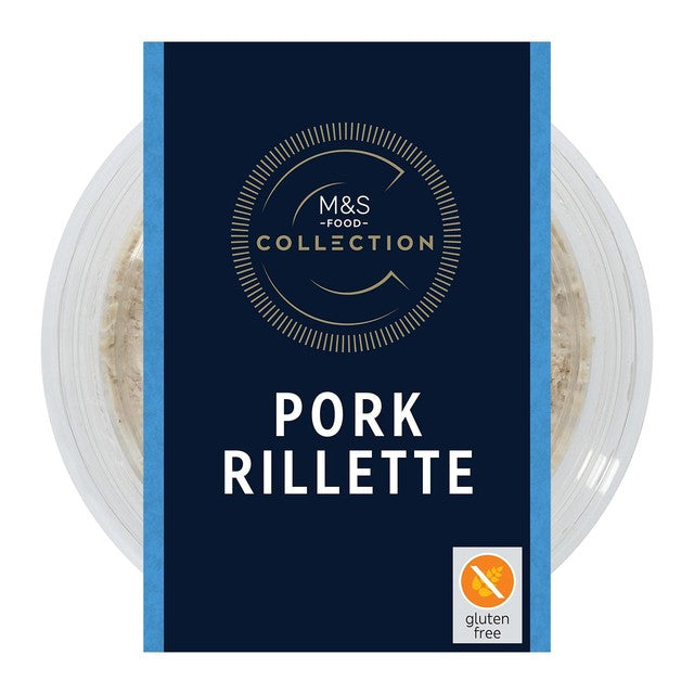 M&S slow cooked pork rillette 140g, imported from the UK