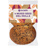 Ocado Mixed Seed Deli Rolls White Rolls 4 Pack