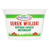 Piatnica natural cottage cheese 200g, imported from the UK