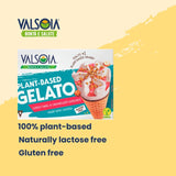 Valsoia plant based gelato cherry cone 4 x 118ml (British brand)