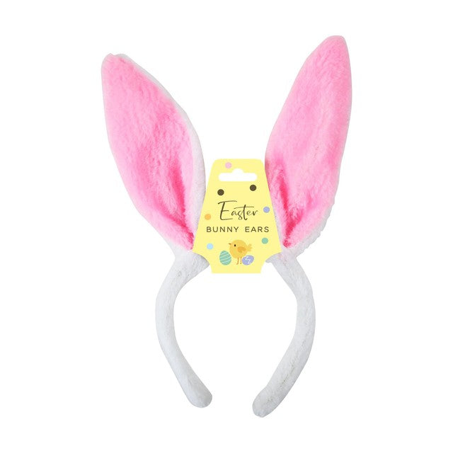 EUROWRAP Fluffy Easter Bunny Headband - British product