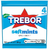 Chewy Spearmint Flavoured Candy Rolls with Crispy Coating Multipack 179g