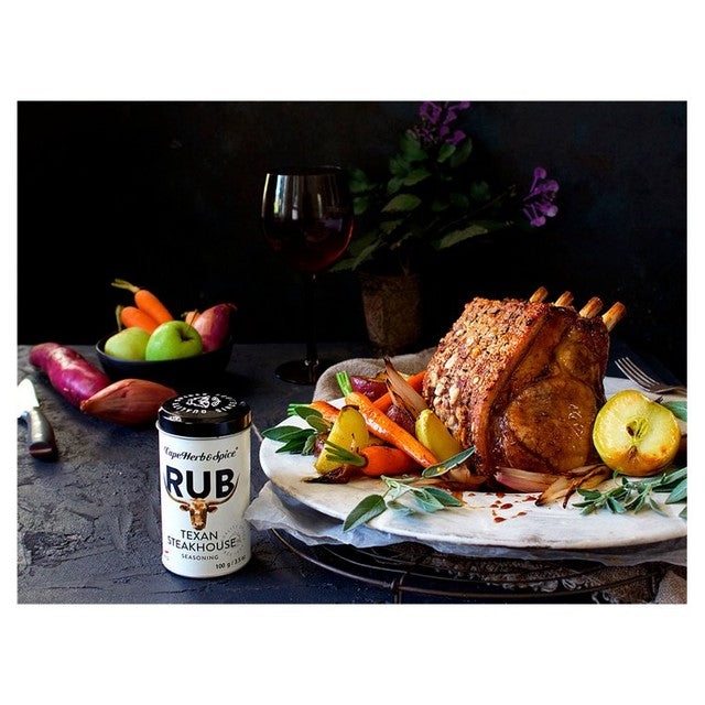 Cape Herb & Spice Texan Steakhouse seasoning rub 100g - British product