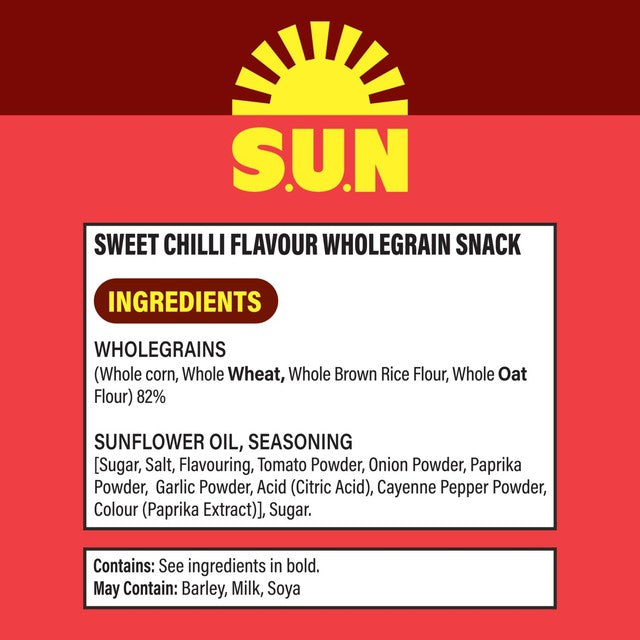 SUN Bites Sweet Chilli Sharing Bag Crisps