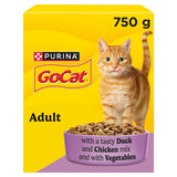 Go-Cat Chicken and Duck Dry Cat Food 750g