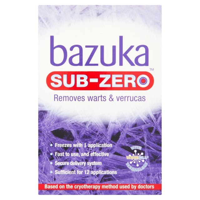 Bazuka Sub Zero wart and verruca freezing removal device - British product