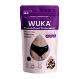 WUKA Stretch Seamless Period Pants, Midi Brief, Medium Flow, Size XS-L