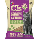 CJ's wood pellet cat litter 30L - British product