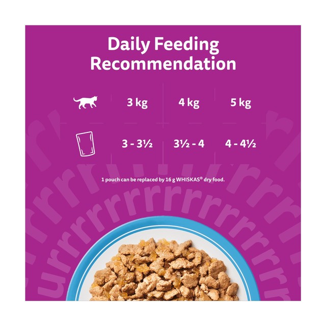 Whiskas adult wet cat food pouches fish favourites 12x85g (British brand)