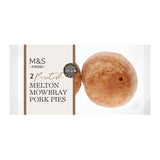 M&S British Melton Mowbray pork pies 150g, imported from the UK