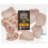 M&S Oakham Gold chicken thighs 1.25kg, imported from the UK
