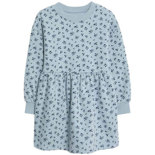 M&S Ditsy Floral Dress Navy 4-5 Years, imported from the UK