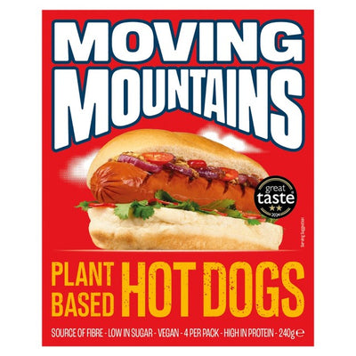 Moving Mountains Plant-Based Hot Dogs Frozen 240g