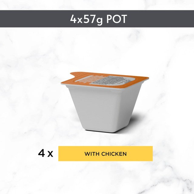 Gourmet wet cat food chicken in jelly 4 x 57g, UK version