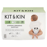 Kit & Kin Hypoallergenic Disposable Nappies Size 2 (4-8kg)