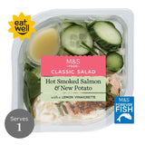 Hot Smoked Salmon and New Potato Salad with Lemon Vinaigrette 340g