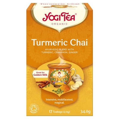 Yogi Tea Organic Turmeric Chai Tea Bags 17 Bags