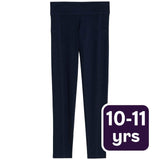M&S Girls Cotton Rich Leggings Navy 10-11 Years