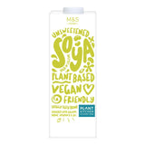 M&S Unsweetened Soya Plant-Based Milk Alternative 1L