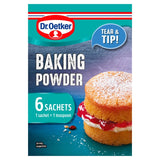 Dr Oetker Gluten Free Baking Powder Sachets 6 x 5g