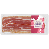 Ocado smoked streaky bacon rashers 300g, imported from the UK