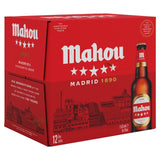 Mahou Cinco Estrella Spanish Lager Beer Bottles 12 x 330ml
