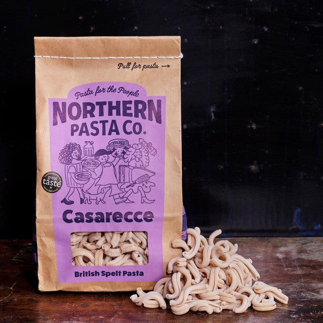 Northern Pasta Casarecce spelt pasta 450g, imported from the UK