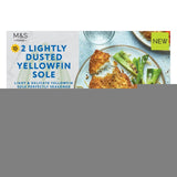 M&S lightly dusted Yellowfin Sole fillets 260g, imported from the UK