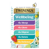 Twinings herbal tea variety pack Wellbeing Collection 20 envelopes (British brand)
