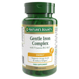 Natures Bounty Gentle Iron Complex with Vitamins B12 and C Capsules x100