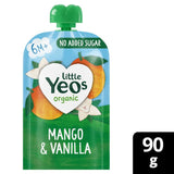 Yeo Valley Little Yeos mango and vanilla yogurt pouch 90g (British brand)