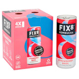 Fix8 Strawberry Basil Kombucha 4x250ml