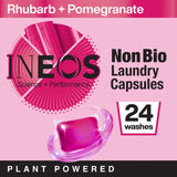 INEOS Non Bio Laundry Capsules Rhubarb + Pomegranate 24 Pack